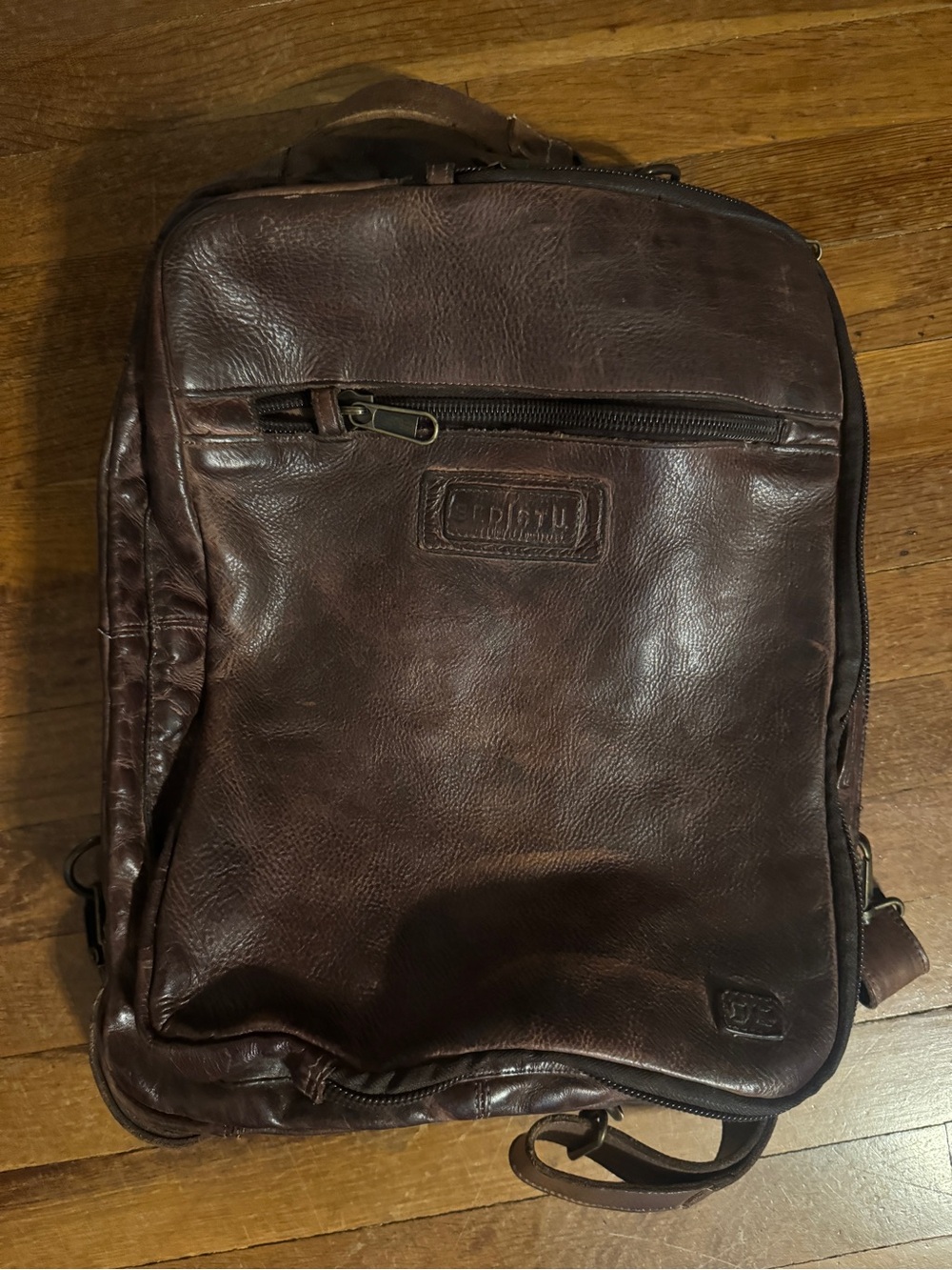 BED|STU Brown Leather Men's Backpack